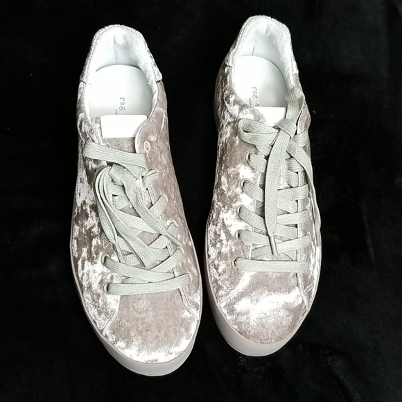NWT Rag & Bone RB1 Low in Dove Velvet - Picture 4 of 7